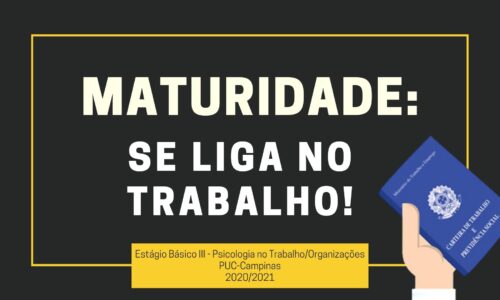 Maturidade no Trabalho